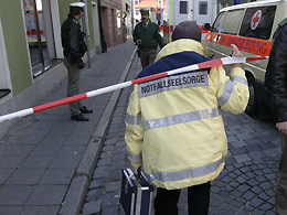 Notfallseelsorger im Einsatz